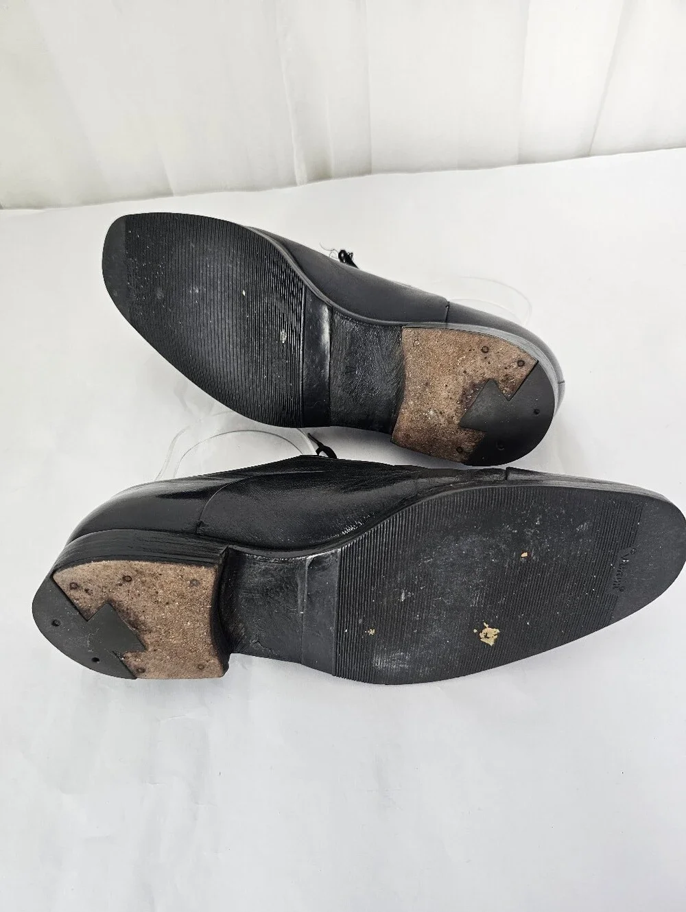 Bruno Magli Maioco Black Leather Cap Toe Oxfords Shoes